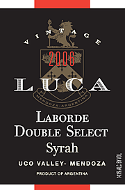 Luca 2006 Laborde Double Select Syrah